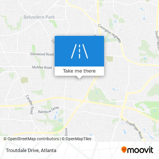 Mapa de Troutdale Drive