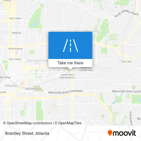 Brantley Street map