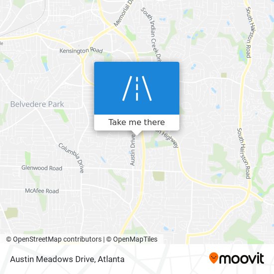 Mapa de Austin Meadows Drive