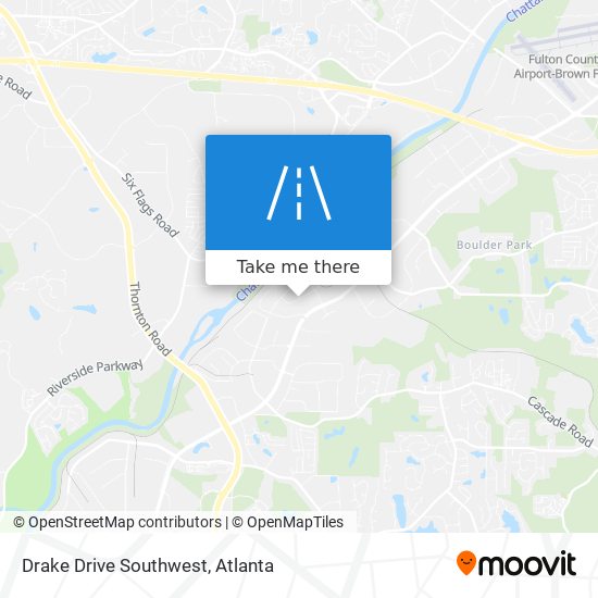 Mapa de Drake Drive Southwest