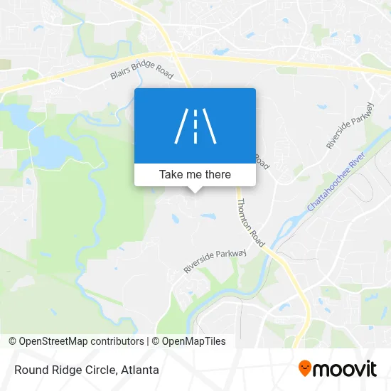 Round Ridge Circle map
