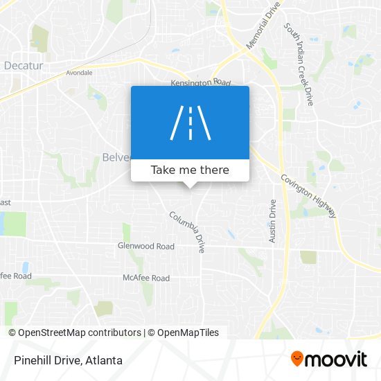 Mapa de Pinehill Drive