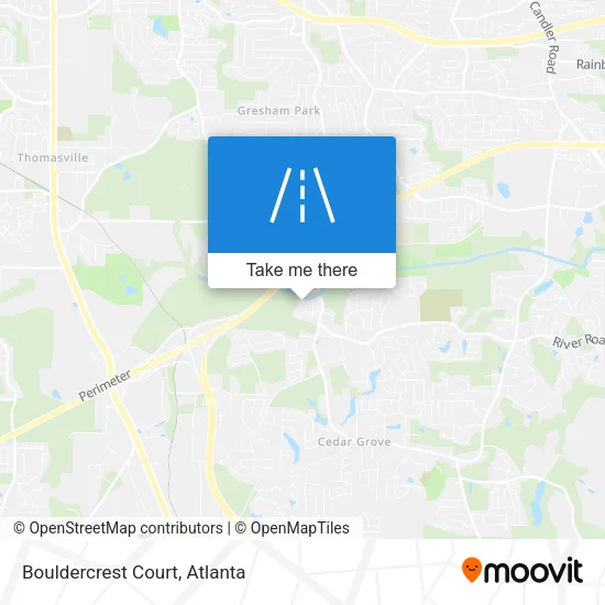 Bouldercrest Court map