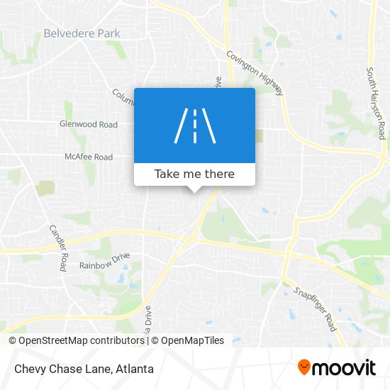 Mapa de Chevy Chase Lane