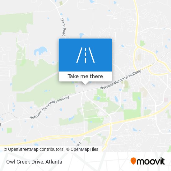 Mapa de Owl Creek Drive