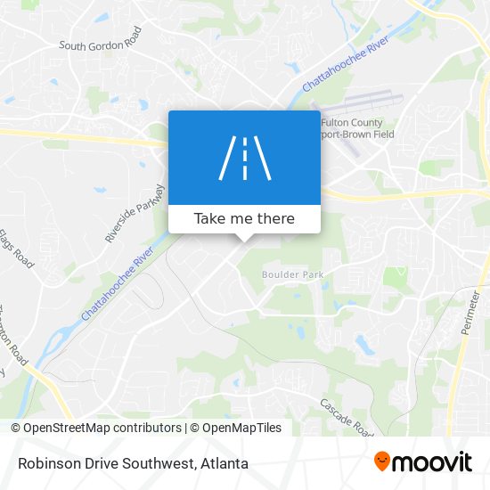 Mapa de Robinson Drive Southwest