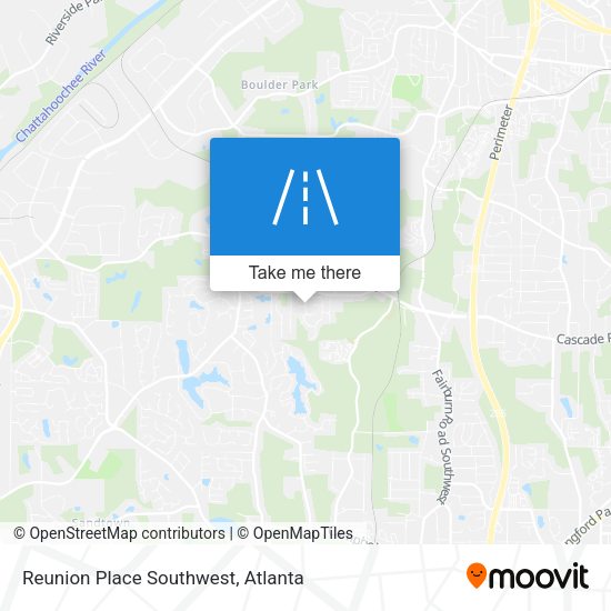 Reunion Place Southwest map