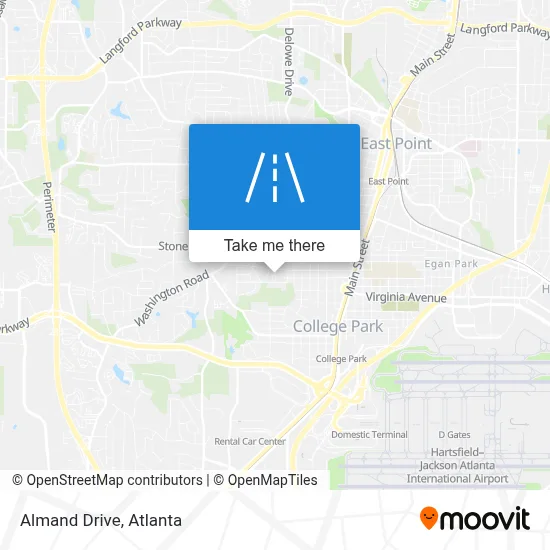 Almand Drive map