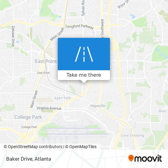 Baker Drive map