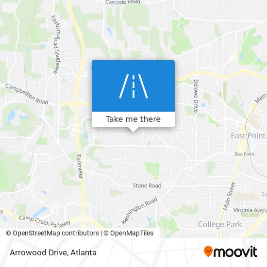 Mapa de Arrowood Drive