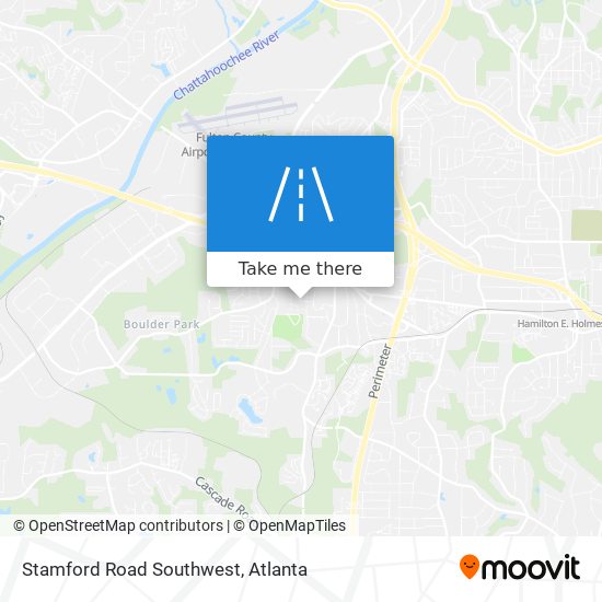 Stamford Road Southwest map