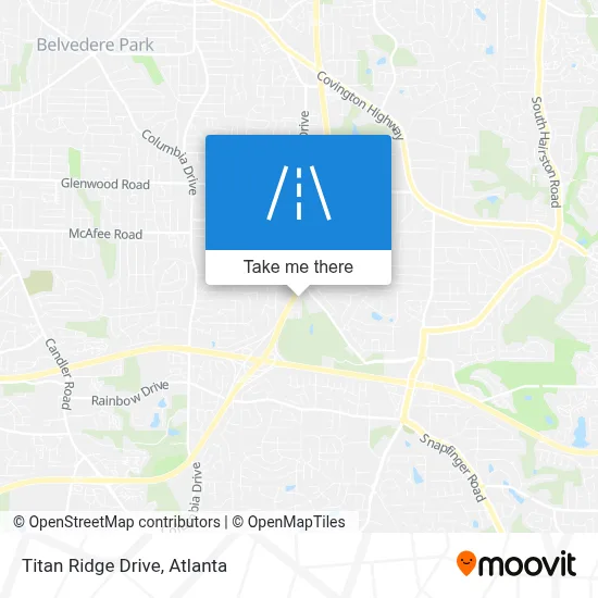 Titan Ridge Drive map