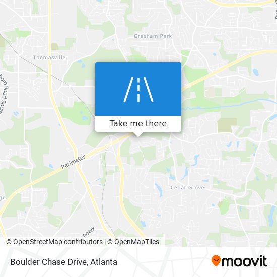 Boulder Chase Drive map