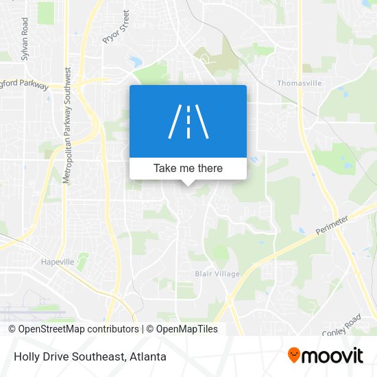 Mapa de Holly Drive Southeast