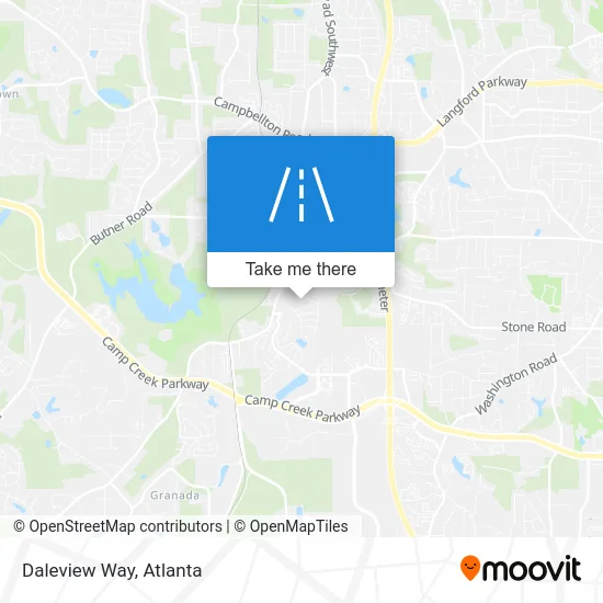 Daleview Way map