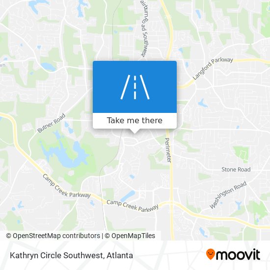 Mapa de Kathryn Circle Southwest