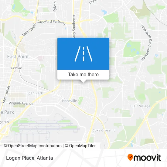 Logan Place map