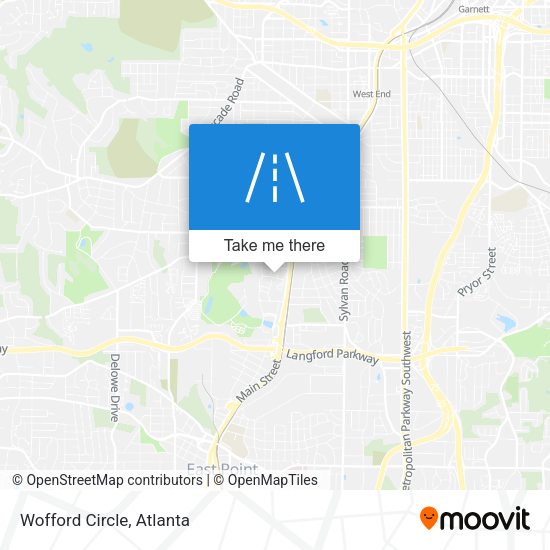 Mapa de Wofford Circle