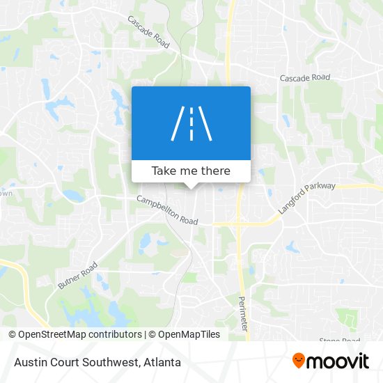 Mapa de Austin Court Southwest