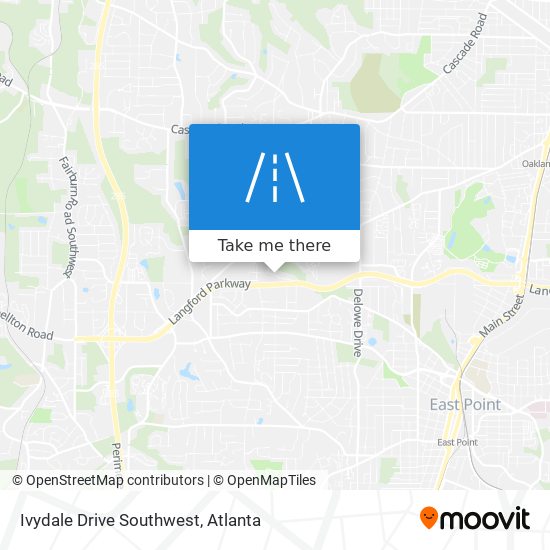 Mapa de Ivydale Drive Southwest