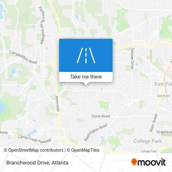 Branchwood Drive map