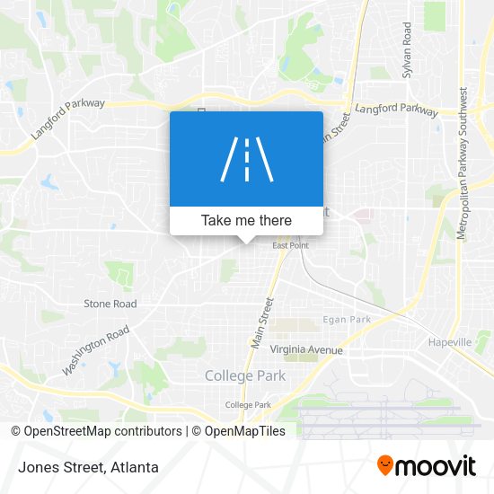 Mapa de Jones Street