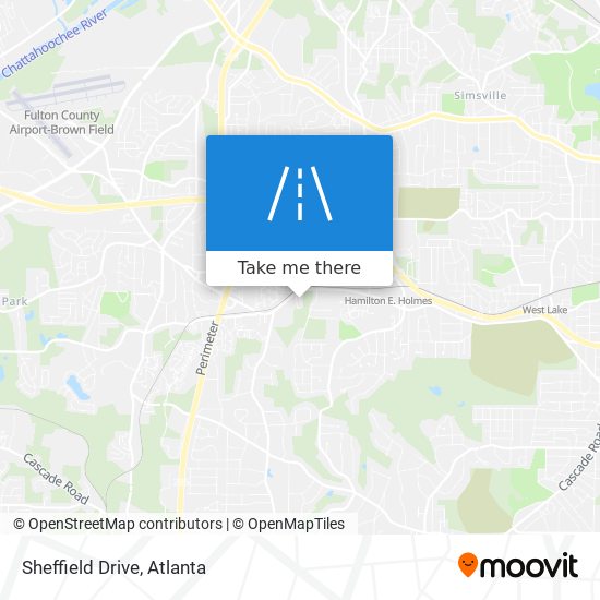 Sheffield Drive map