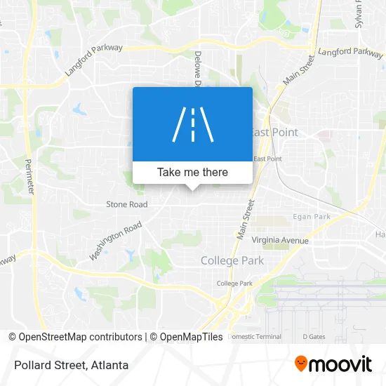 Pollard Street map