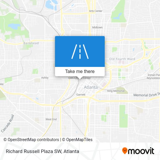 Richard Russell Plaza SW map