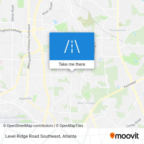 Mapa de Level Ridge Road Southeast