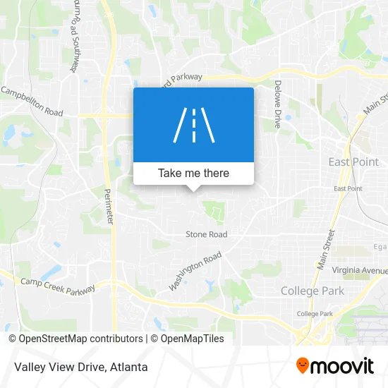Valley View Drive map
