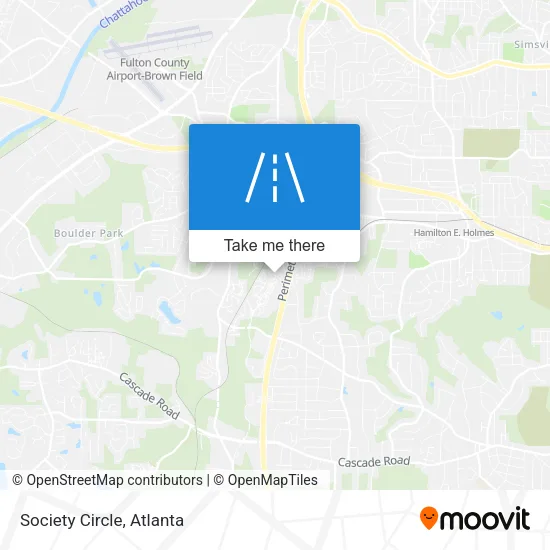 Society Circle map