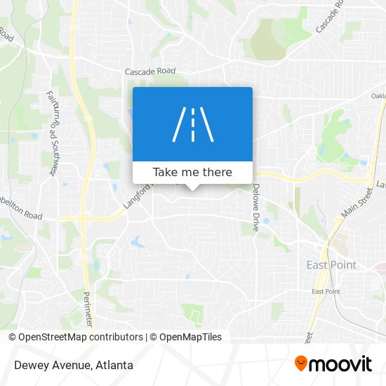 Dewey Avenue map