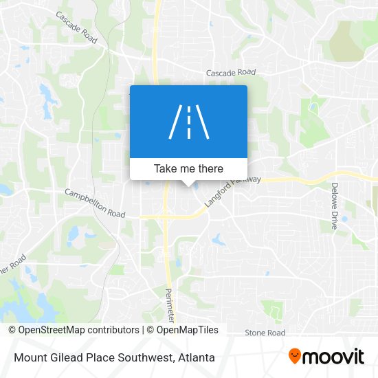 Mount Gilead Place Southwest map