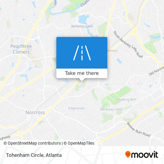 Mapa de Tohenham Circle