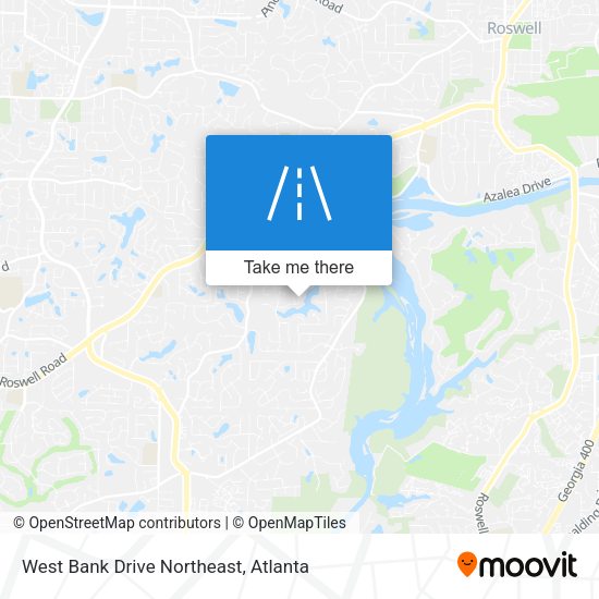 West Bank Drive Northeast map