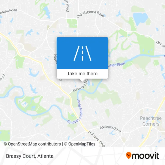 Brassy Court map