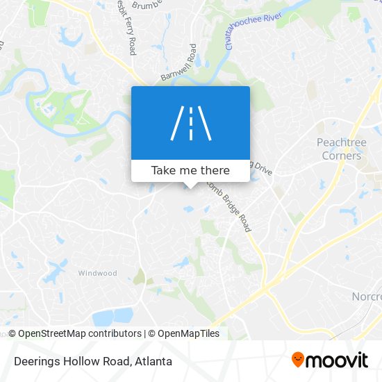 Mapa de Deerings Hollow Road