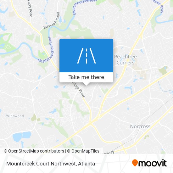 Mountcreek Court Northwest map