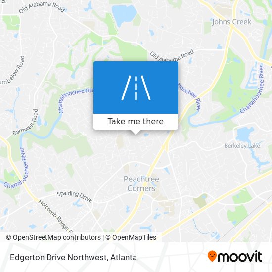 Mapa de Edgerton Drive Northwest