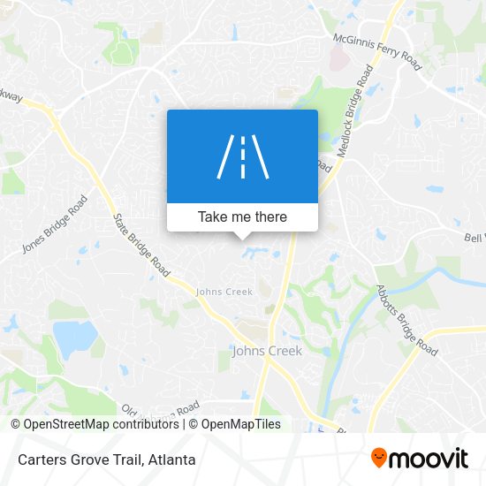 Mapa de Carters Grove Trail