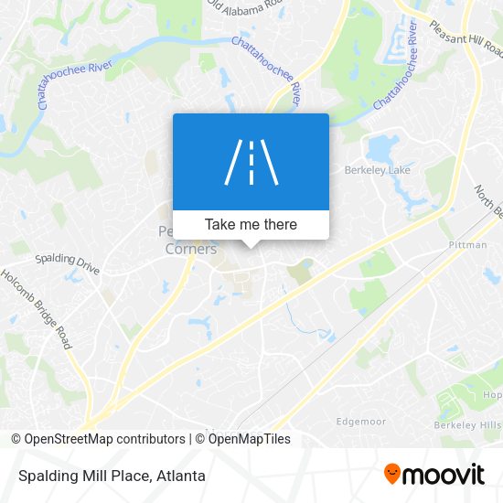 Spalding Mill Place map