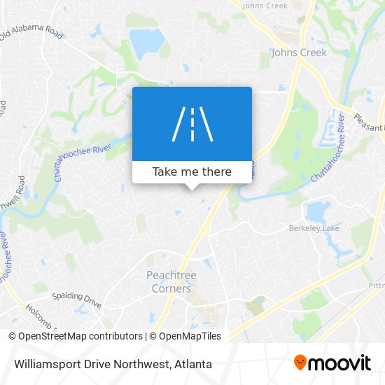 Mapa de Williamsport Drive Northwest