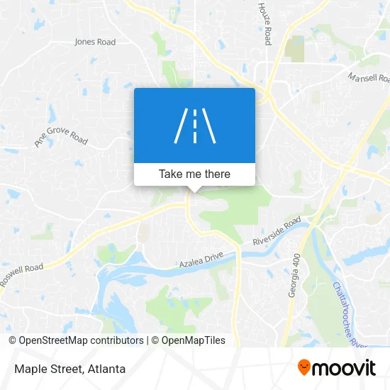 Maple Street map