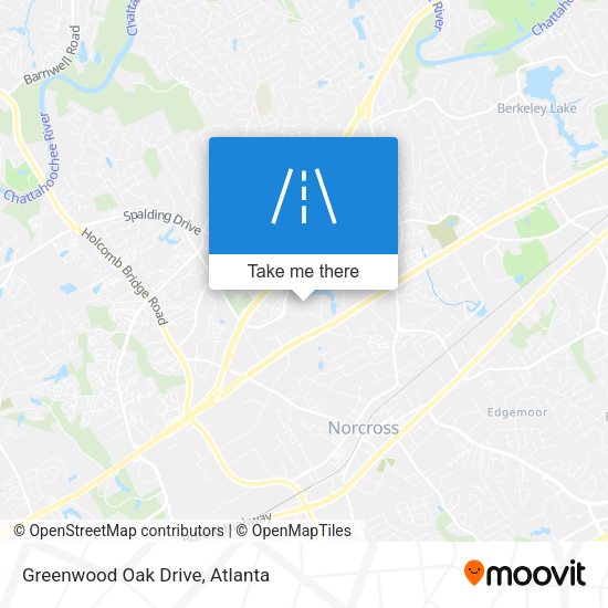 Greenwood Oak Drive map