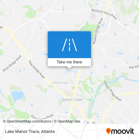 Lake Manor Trace map
