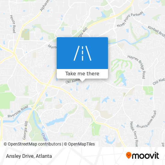 Mapa de Ansley Drive