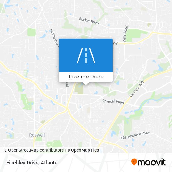 Mapa de Finchley Drive