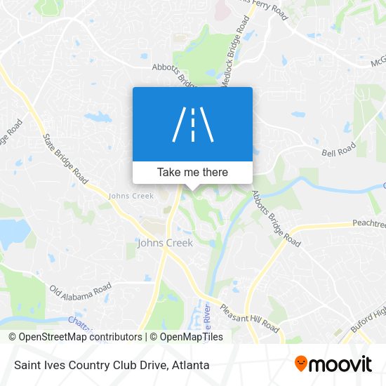 Saint Ives Country Club Drive map
