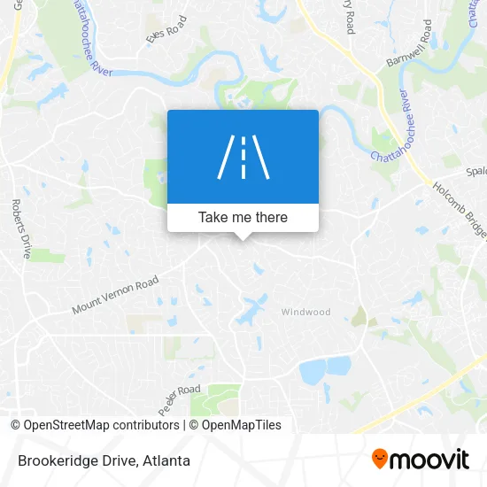 Brookeridge Drive map